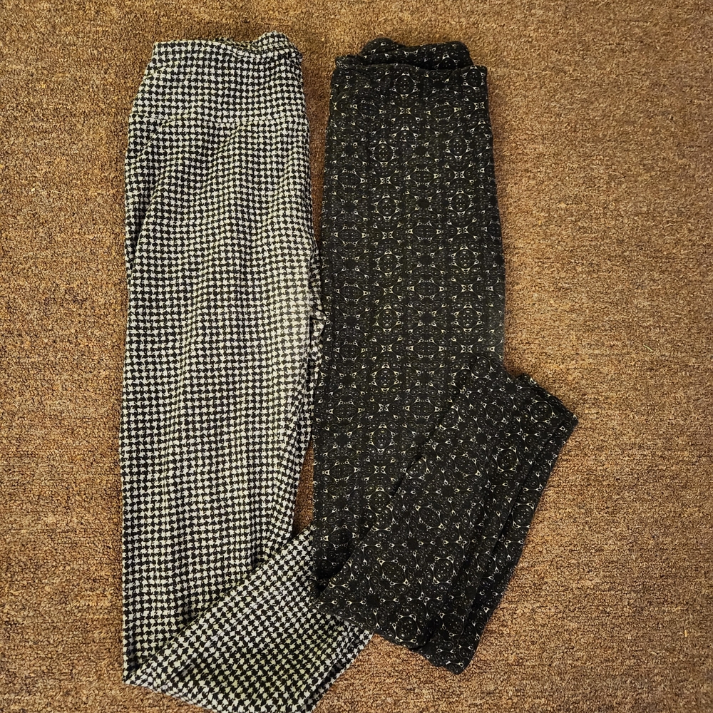 LuLaRoe Leggings – Set of 2 (One Size OS)